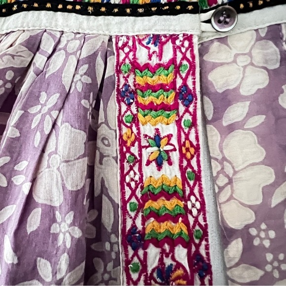 A Common Thread by Anthropology Boho Floral Dress size medium - Picture 5 of 16